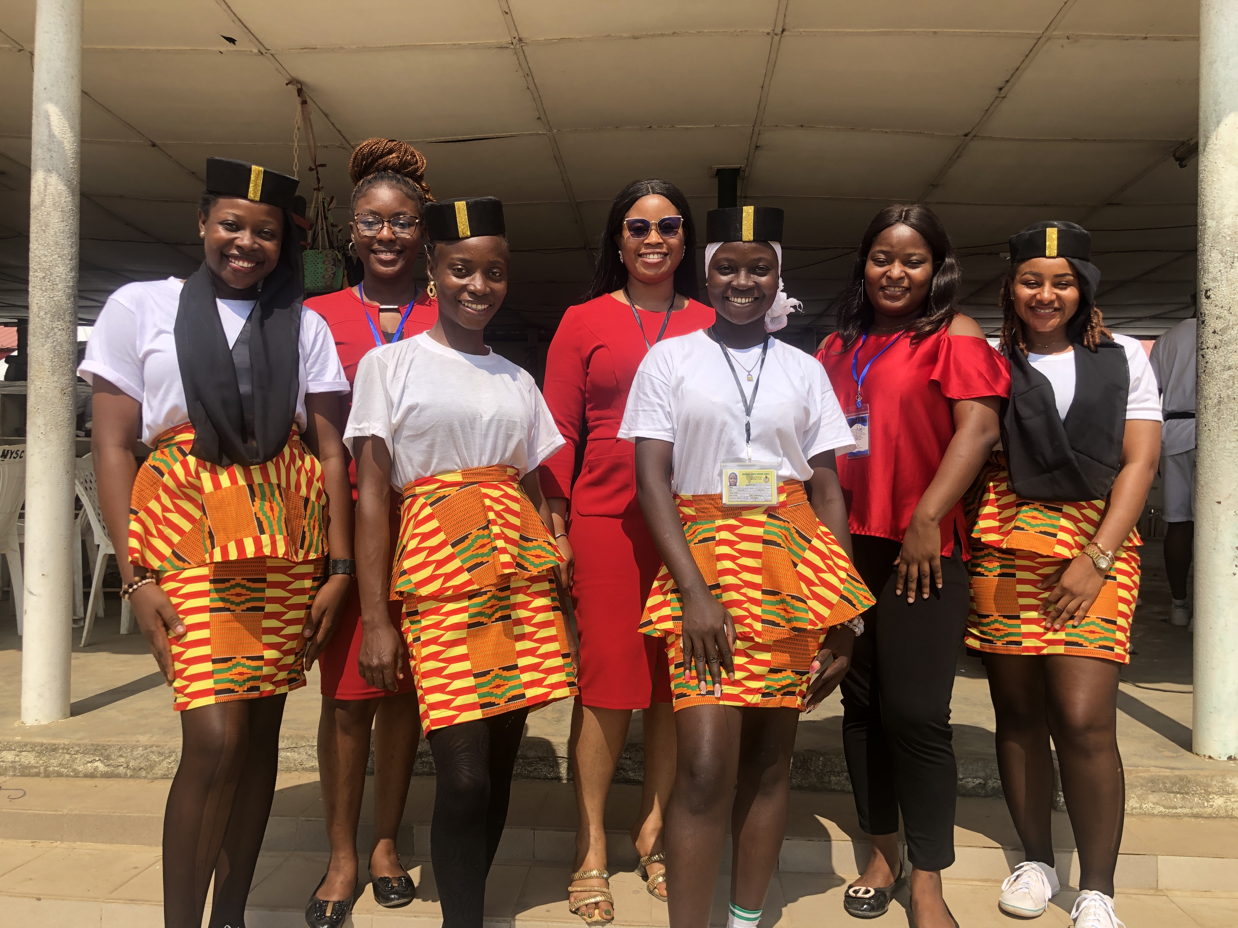 Members of NYSC SAED, After Successful Exhibition