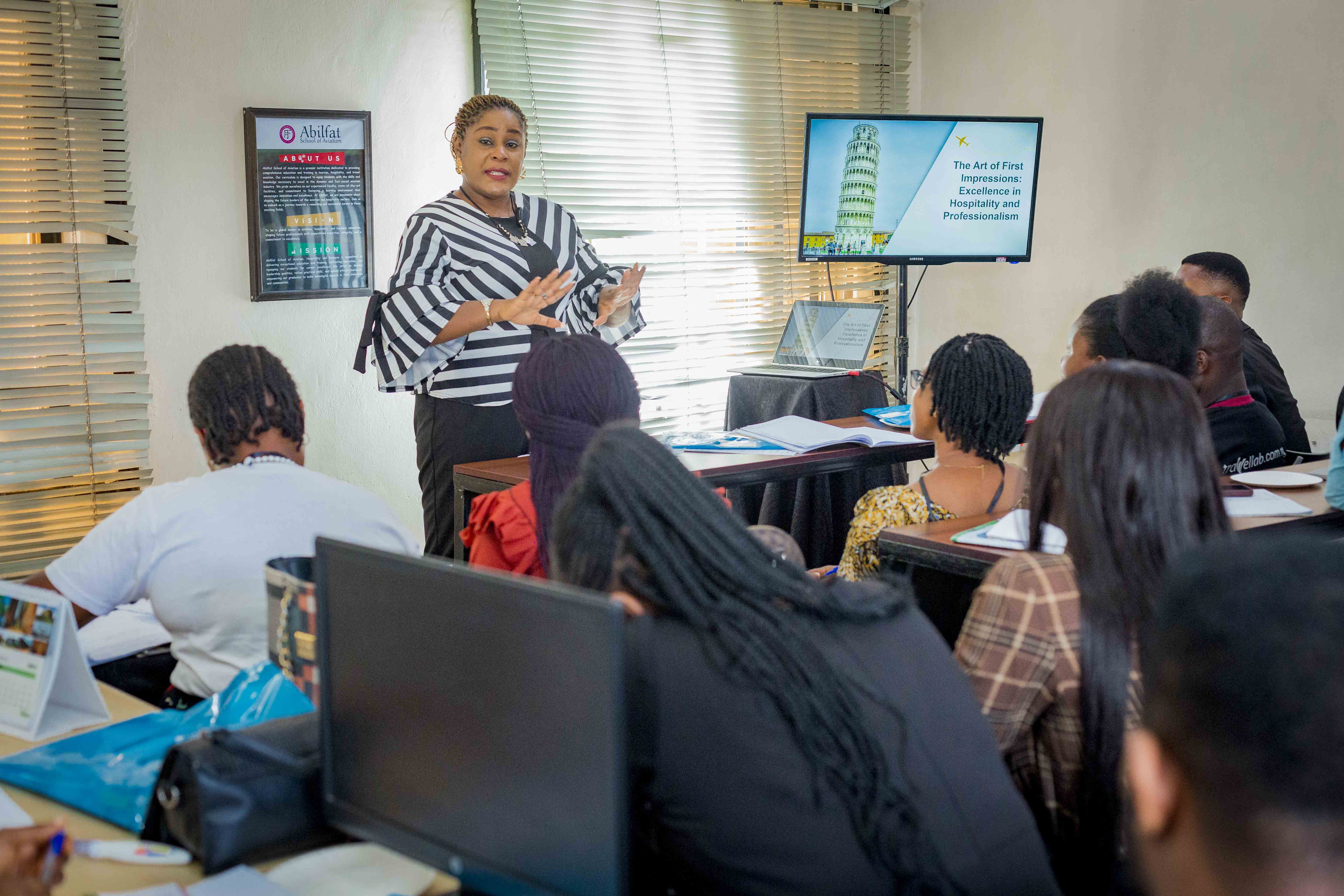Instructor Esther Okpo, Hospitality Expert
